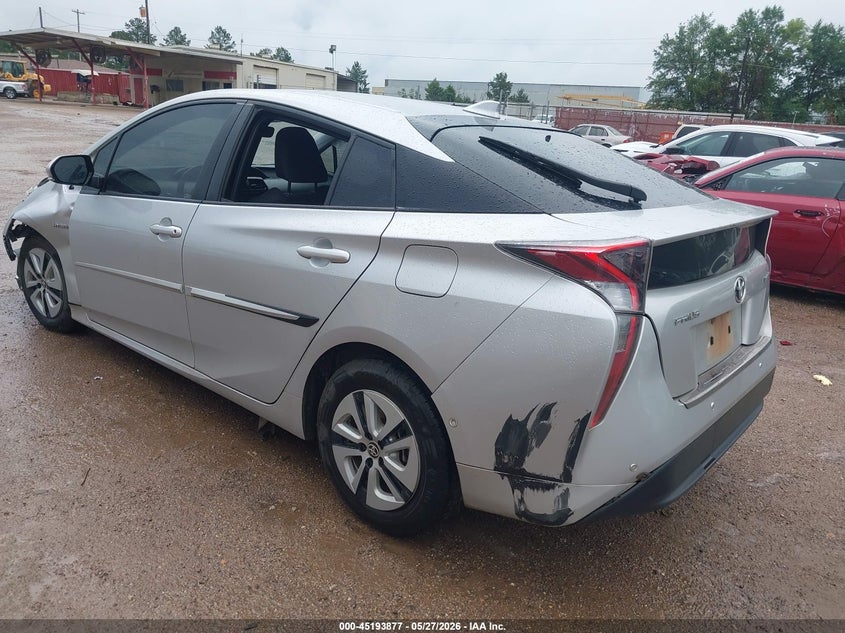 2018 Toyota Prius VIN JTDKBRFU5J3081952 IAAI salvage auction — FRONT & REAR, Salvage Title, sold $2,050 on 2026-07-09 (photo 3)