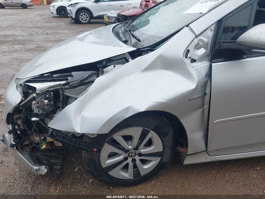 2018 Toyota Prius VIN JTDKBRFU5J3081952 IAAI salvage auction — FRONT & REAR, Salvage Title, sold $2,050 on 2026-07-09 (photo 6)