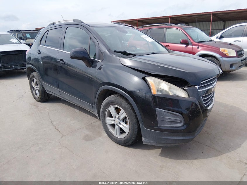 2016 Chevrolet Trax VIN KL7CJLSB2GB546904 IAAI salvage auction — FRONT & REAR, Salvage (Texas), sold $500 on 2026-07-28 (photo 1)
