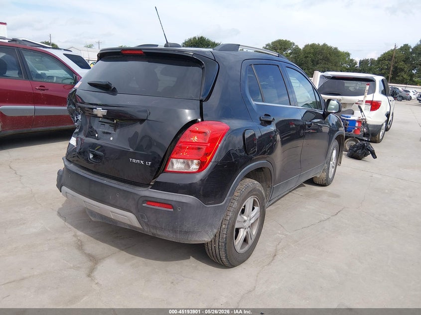 2016 Chevrolet Trax VIN KL7CJLSB2GB546904 IAAI salvage auction — FRONT & REAR, Salvage (Texas), sold $500 on 2026-07-28 (photo 4)