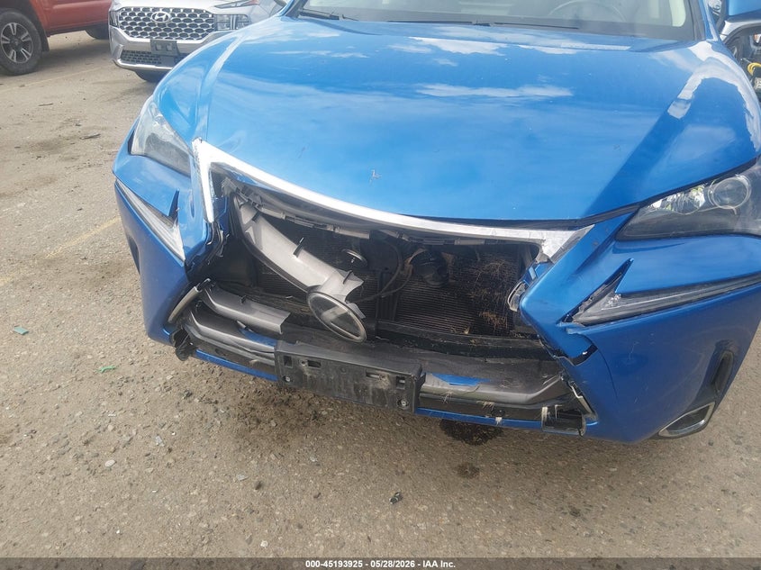 2017 Lexus Nx VIN JTJBARBZ6H2121733 IAAI salvage auction — FRONT END, Salvage (Colorado), sold $8,350 on 2026-07-14 (photo 6)