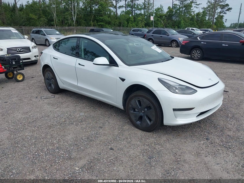 2022 Tesla Model 3 VIN 5YJ3E1EA6NF164139 IAAI salvage auction — UNDERCARRIAGE, Salvage Title, sold $5,300 on 2026-07-25 (photo 1)