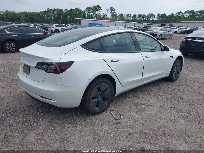 2022 Tesla Model 3 VIN 5YJ3E1EA6NF164139 IAAI salvage auction — UNDERCARRIAGE, Salvage Title, sold $5,300 on 2026-07-25 (photo 4)