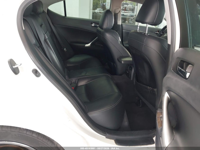 2010 Lexus Is 250 VIN JTHBF5C27A5128143 IAAI salvage auction — RIGHT FRONT, Rebuildable (Florida), sold $25 on 2026-07-29 (photo 8)