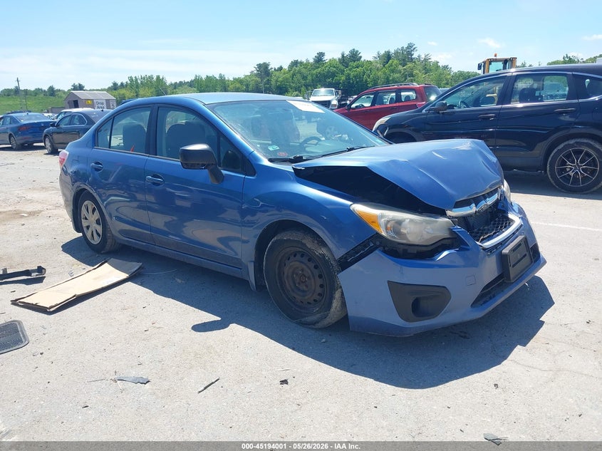2014 Subaru Impreza VIN JF1GJAA62EH016753 IAAI salvage auction — NORMAL WEAR, Original (New Hampshire), sold $500 on 2026-07-08 (photo 1)