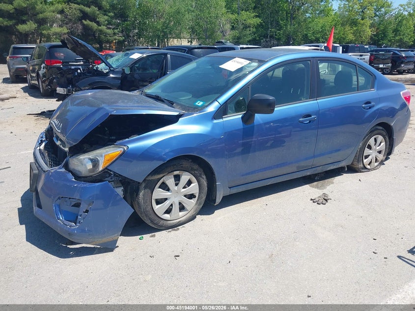 2014 Subaru Impreza VIN JF1GJAA62EH016753 IAAI salvage auction — NORMAL WEAR, Original (New Hampshire), sold $500 on 2026-07-08 (photo 2)