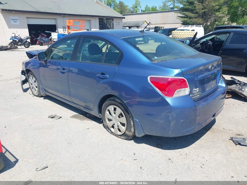 2014 Subaru Impreza VIN JF1GJAA62EH016753 IAAI salvage auction — NORMAL WEAR, Original (New Hampshire), sold $500 on 2026-07-08 (photo 3)