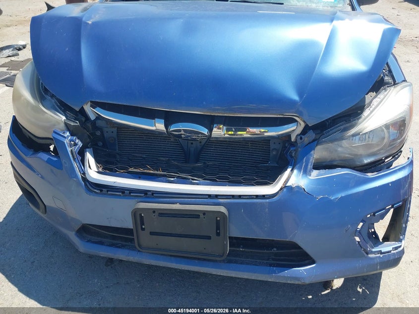 2014 Subaru Impreza VIN JF1GJAA62EH016753 IAAI salvage auction — NORMAL WEAR, Original (New Hampshire), sold $500 on 2026-07-08 (photo 6)