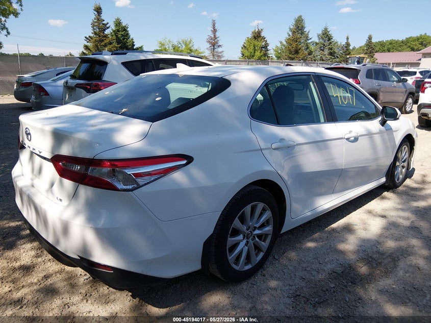 2019 Toyota Camry VIN 4T1B11HK0KU697713 IAAI salvage auction — UNKNOWN, Clear (Wisconsin), sold $5,200 on 2026-07-22 (photo 4)