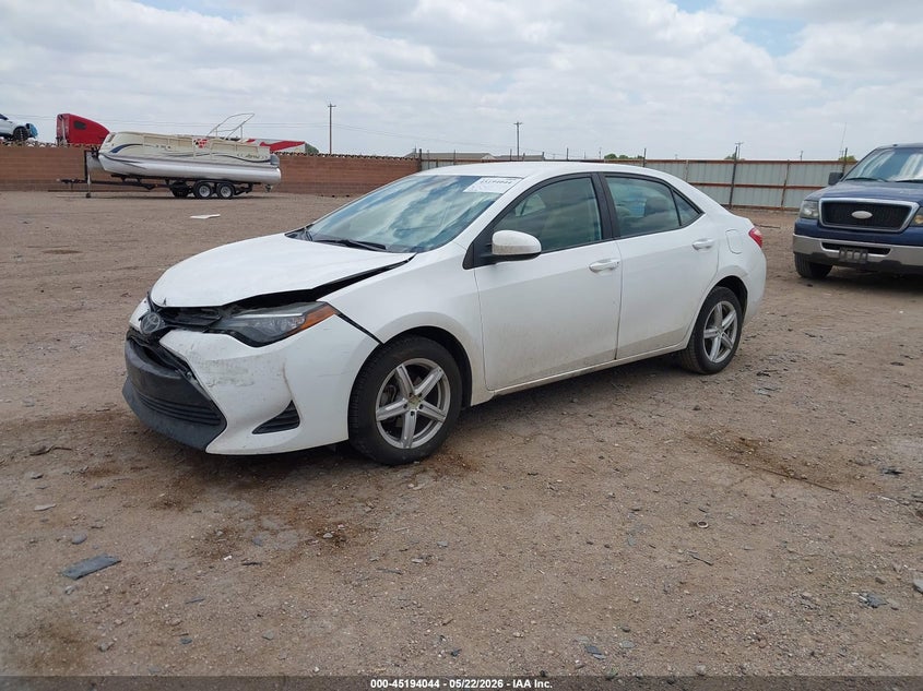 2017 Toyota Corolla VIN 5YFBURHE8HP610103 IAAI salvage auction — FRONT END, Original (Texas), sold $2,850 on 2026-07-29 (photo 2)