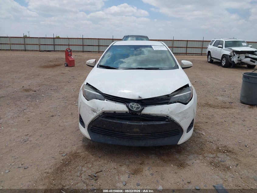 2017 Toyota Corolla VIN 5YFBURHE8HP610103 IAAI salvage auction — FRONT END, Original (Texas), sold $2,850 on 2026-07-29 (photo 6)