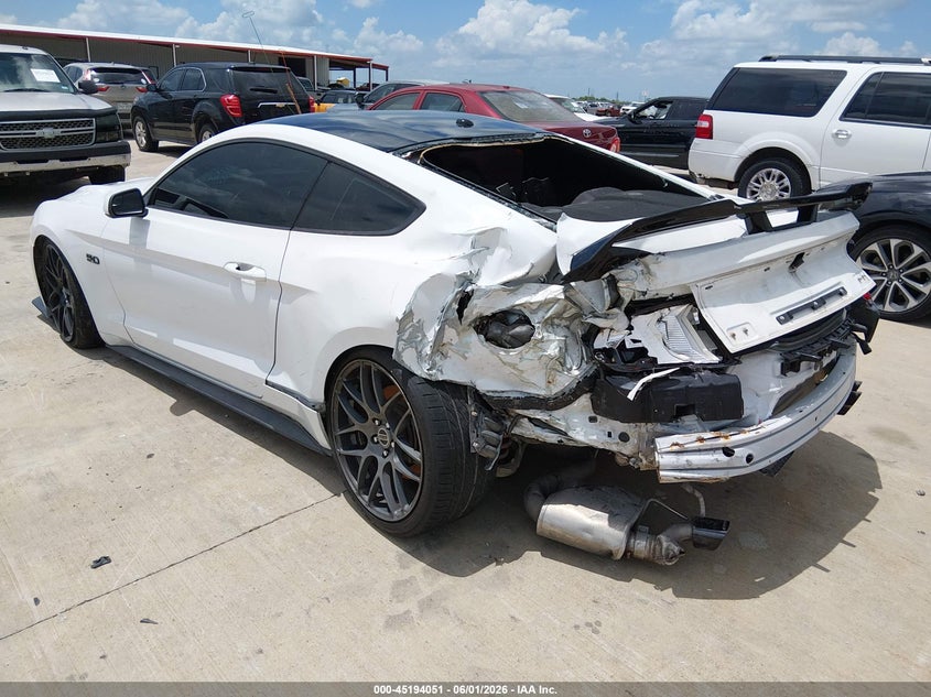 2020 Ford Mustang VIN 1FA6P8CF4L5126699 IAAI salvage auction — FRONT & REAR, Salvage (Texas), sold $7,200 on 2026-07-31 (photo 3)