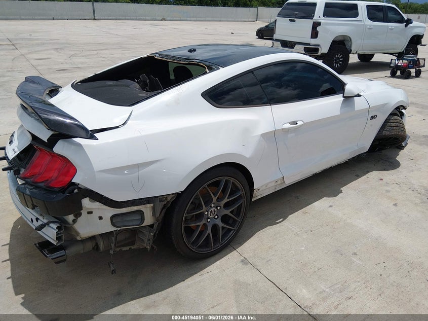 2020 Ford Mustang VIN 1FA6P8CF4L5126699 IAAI salvage auction — FRONT & REAR, Salvage (Texas), sold $7,200 on 2026-07-31 (photo 4)