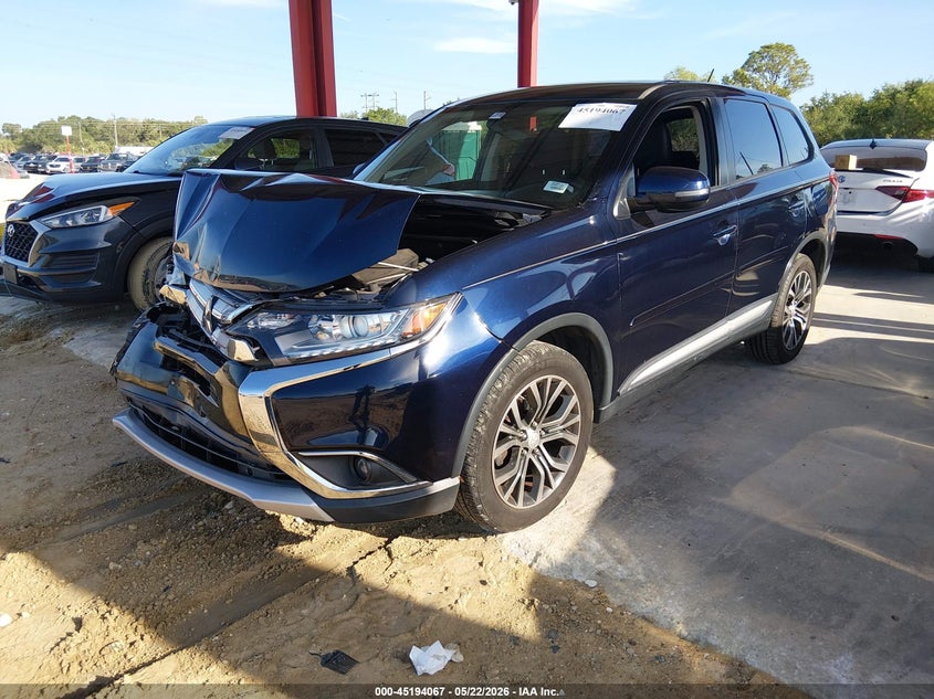 2016 Mitsubishi Outlander VIN JA4AZ3A36GZ009063 IAAI salvage auction — FRONT END, Rebuildable (Florida), sold $2,550 on 2026-07-09 (photo 2)