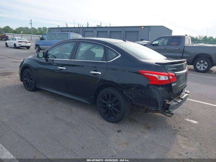 2017 Nissan Sentra VIN 3N1AB7AP5HY318008 IAAI salvage auction — REAR END, Clear (Indiana), sold $1,125 on 2026-07-05 (photo 3)