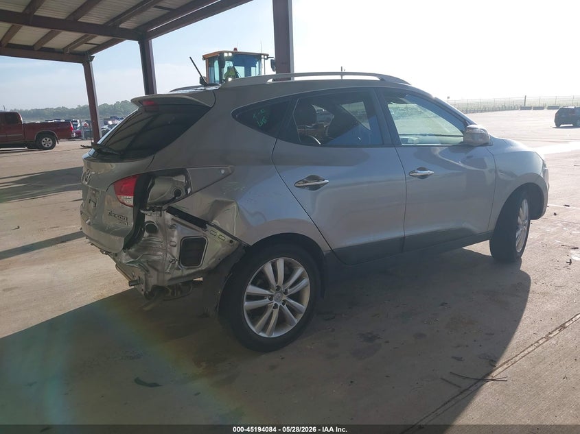 2012 Hyundai Tucson VIN KM8JU3AC6CU490116 IAAI salvage auction — REAR END, Original (Texas), sold $2,650 on 2026-07-10 (photo 4)