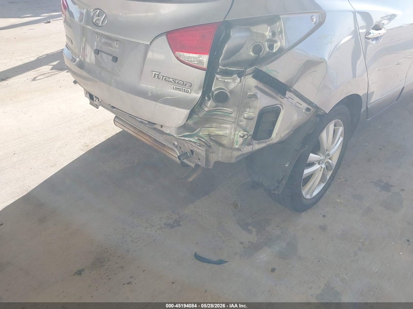 2012 Hyundai Tucson VIN KM8JU3AC6CU490116 IAAI salvage auction — REAR END, Original (Texas), sold $2,650 on 2026-07-10 (photo 6)