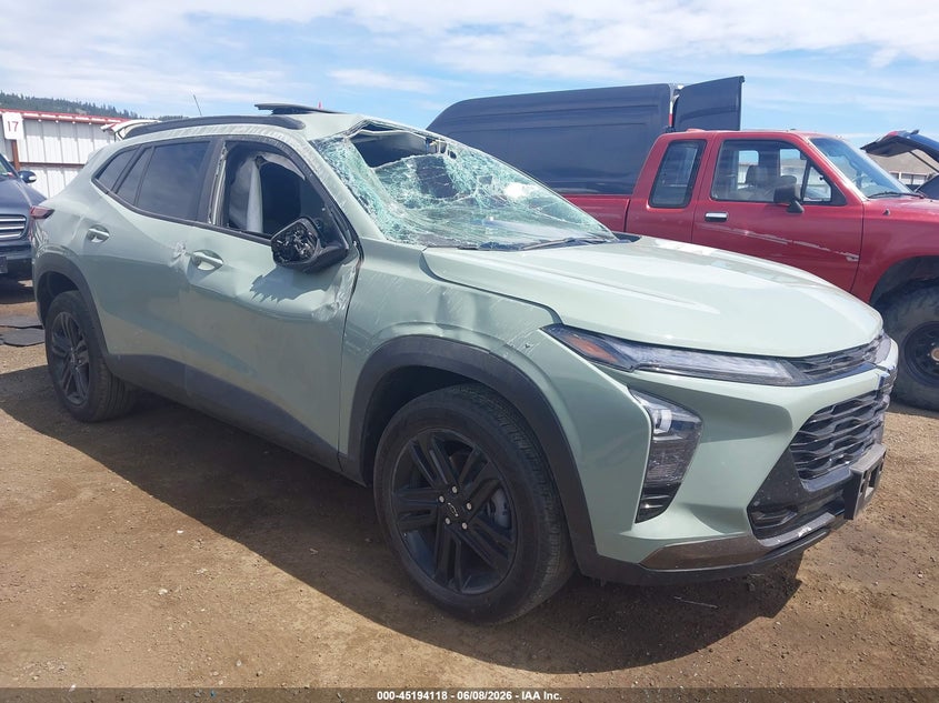 2025 Chevrolet Trax VIN KL77LKEP1SC320191 IAAI salvage auction — ROLLOVER, Salvage Title, sold $2,825 on 2026-07-07 (photo 1)