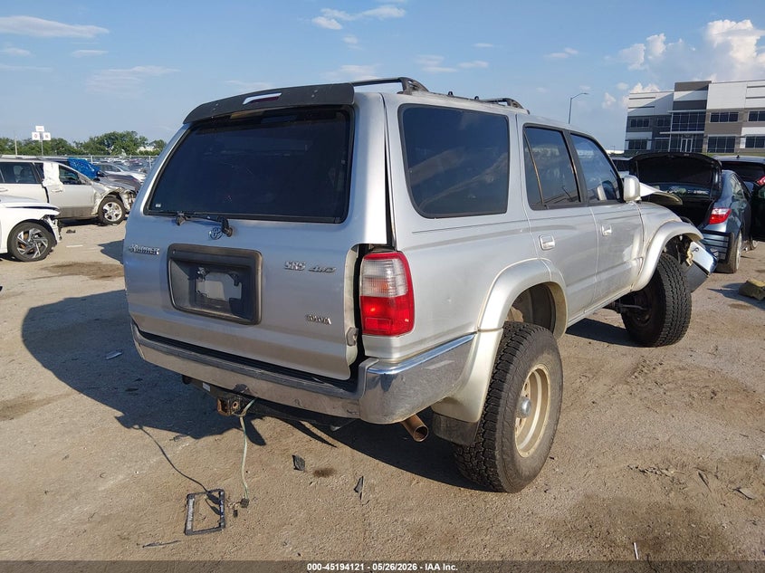 2000 Toyota 4runner VIN JT3HN86R9Y0315677 IAAI salvage auction — FRONT END, Salvage (Texas), sold $850 on 2026-07-28 (photo 4)