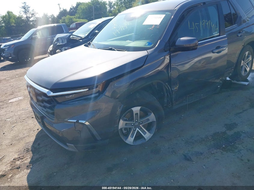2024 Honda Pilot VIN 5FNYG1H51RB049503 IAAI salvage auction — FRONT END, Salvage Title, sold $12,600 on 2026-07-31 (photo 6)