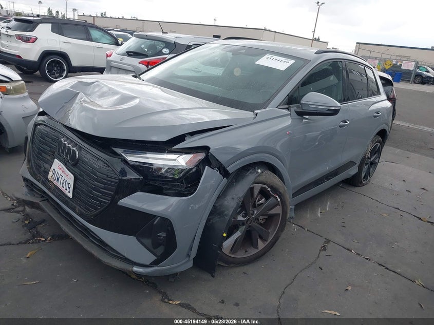 2025 Audi Q4 e-tron VIN WA1KUBFZ5SP061394 IAAI salvage auction — FRONT END, Salvage Title, sold $14,425 on 2026-07-15 (photo 2)