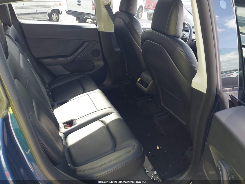 2022 Tesla Model y VIN 7SAYGDEF6NF382419 IAAI salvage auction — REAR END, Rebuildable (Florida), sold $11,950 on 2026-07-09 (photo 8)