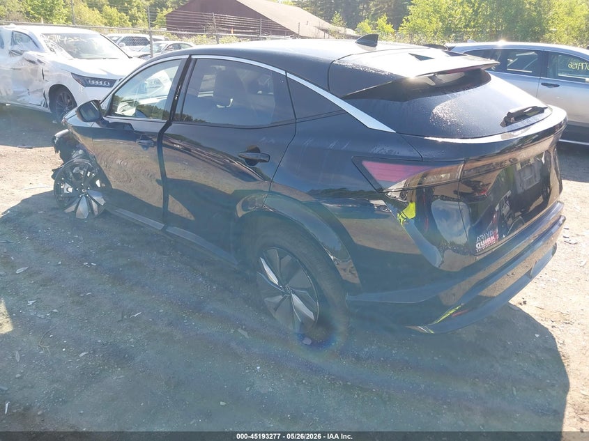 2025 Nissan Ariya VIN JN8AF0BE9SM463525 IAAI salvage auction — LEFT FRONT, Salvage (Massachusetts), sold $6,100 on 2026-07-30 (photo 1)