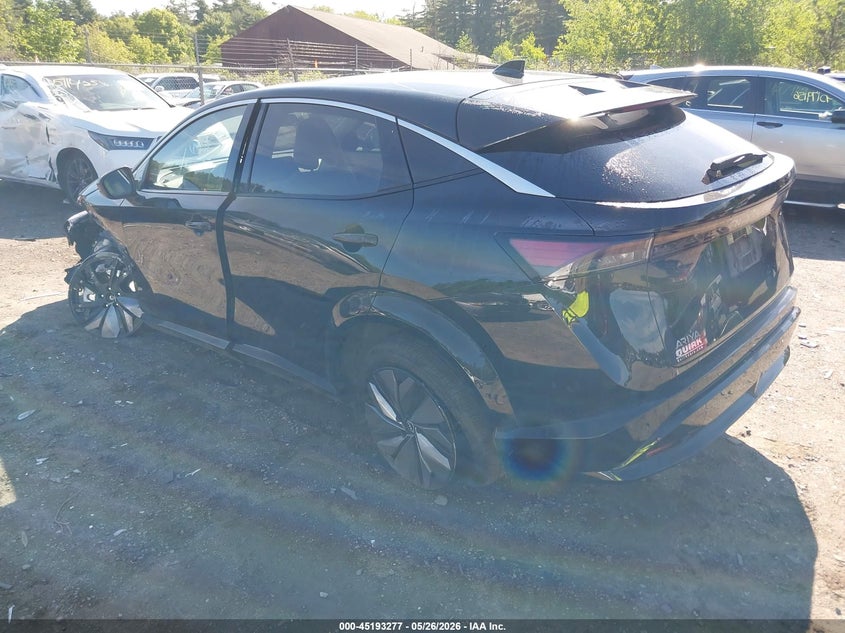 2025 Nissan Ariya VIN JN8AF0BE9SM463525 IAAI salvage auction — LEFT FRONT, Salvage (Massachusetts), sold $6,100 on 2026-07-30 (photo 3)