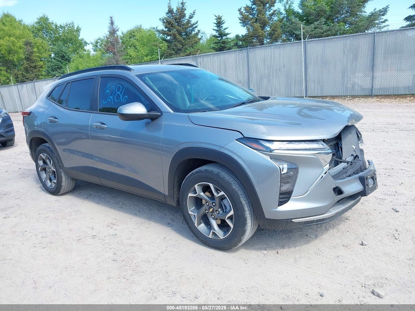 2024 Chevrolet Trax VIN KL77LHE27RC128677 IAAI salvage auction — FRONT END, Salvage Title, sold $6,500 on 2026-07-11 (photo 1)