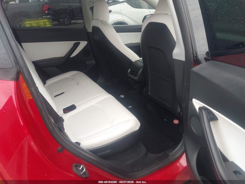 2021 Tesla Model y VIN 5YJYGAEE6MF201417 IAAI salvage auction — REAR END, Salvage Title, sold $9,000 on 2026-08-02 (photo 8)