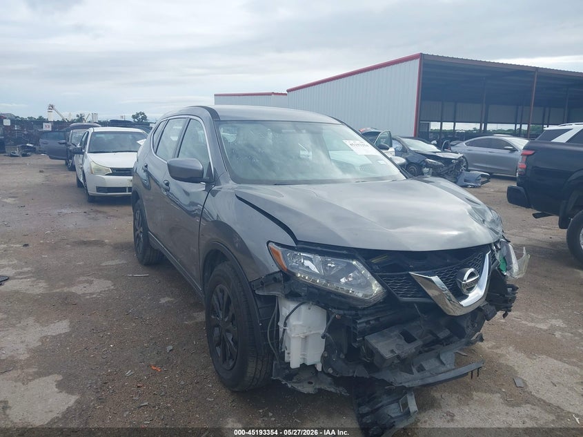 2016 Nissan Rogue VIN JN8AT2MT6GW024861 IAAI salvage auction — FRONT END, Salvage Title, sold $1,125 on 2026-07-07 (photo 1)
