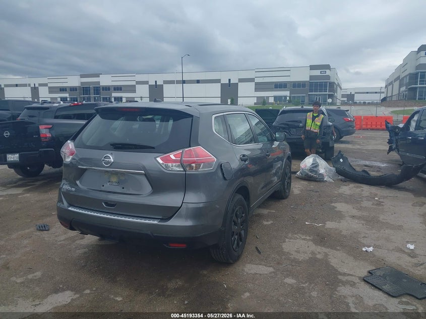 2016 Nissan Rogue VIN JN8AT2MT6GW024861 IAAI salvage auction — FRONT END, Salvage Title, sold $1,125 on 2026-07-07 (photo 4)
