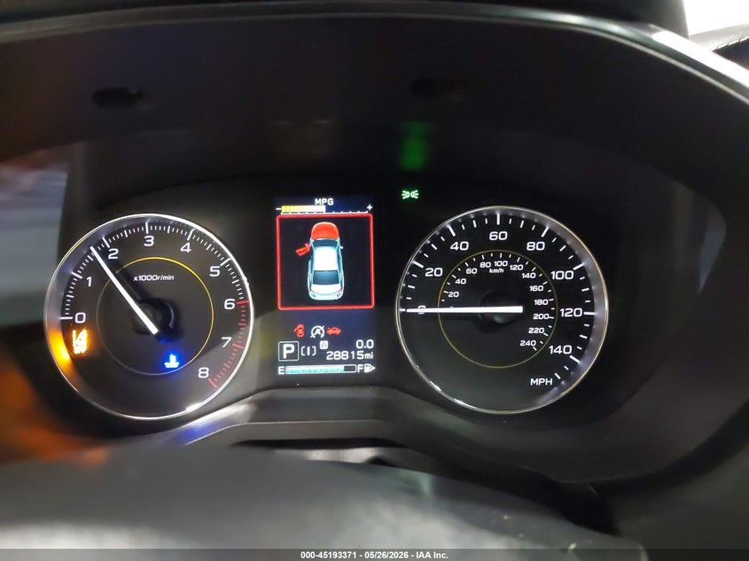 2022 Subaru Xv VIN JF2GTHSC2NH259854 IAAI salvage auction — HAIL, Salvage Title, sold $12,650 on 2026-07-21 (photo 7)