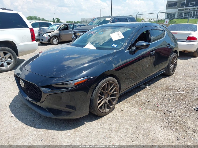 2019 Mazda 3 VIN JM1BPANM0K1139175 IAAI salvage auction — HAIL, Original (Texas), sold $6,375 on 2026-07-14 (photo 2)