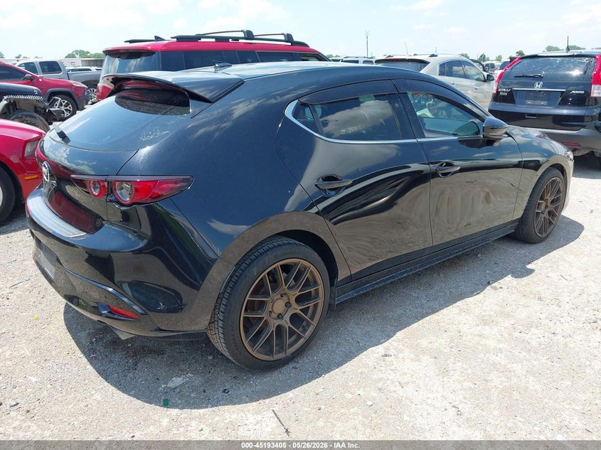 2019 Mazda 3 VIN JM1BPANM0K1139175 IAAI salvage auction — HAIL, Original (Texas), sold $6,375 on 2026-07-14 (photo 4)