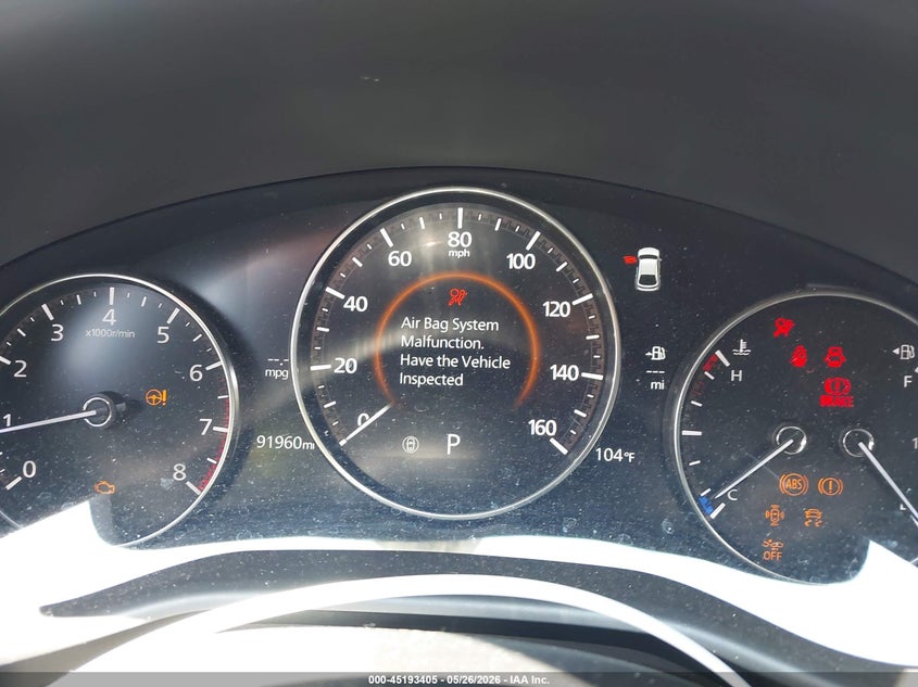 2019 Mazda 3 VIN JM1BPANM0K1139175 IAAI salvage auction — HAIL, Original (Texas), sold $6,375 on 2026-07-14 (photo 7)