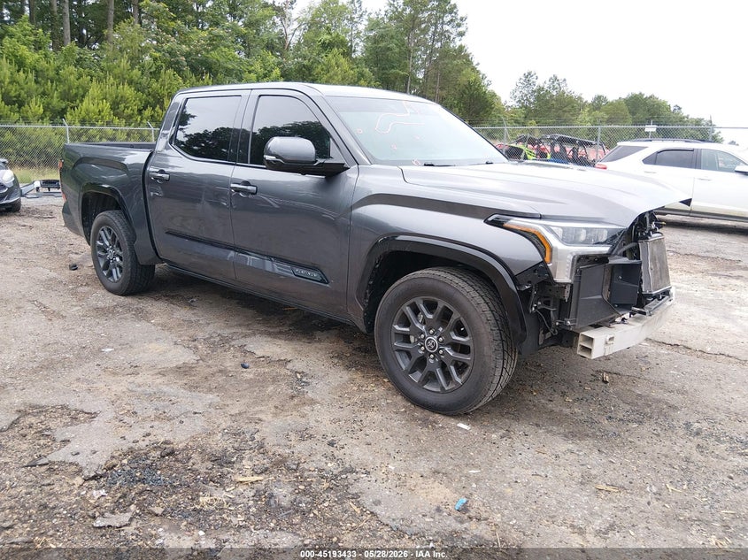 2023 Toyota Tundra VIN 5TFNA5DB8PX124921 IAAI salvage auction — FRONT END, Salvage Title, sold $21,300 on 2026-07-29 (photo 1)