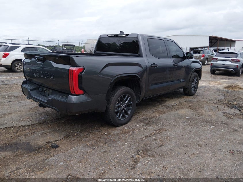 2023 Toyota Tundra VIN 5TFNA5DB8PX124921 IAAI salvage auction — FRONT END, Salvage Title, sold $21,300 on 2026-07-29 (photo 4)