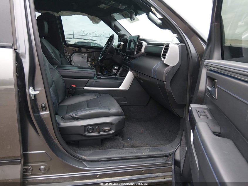 2023 Toyota Tundra VIN 5TFNA5DB8PX124921 IAAI salvage auction — FRONT END, Salvage Title, sold $21,300 on 2026-07-29 (photo 5)