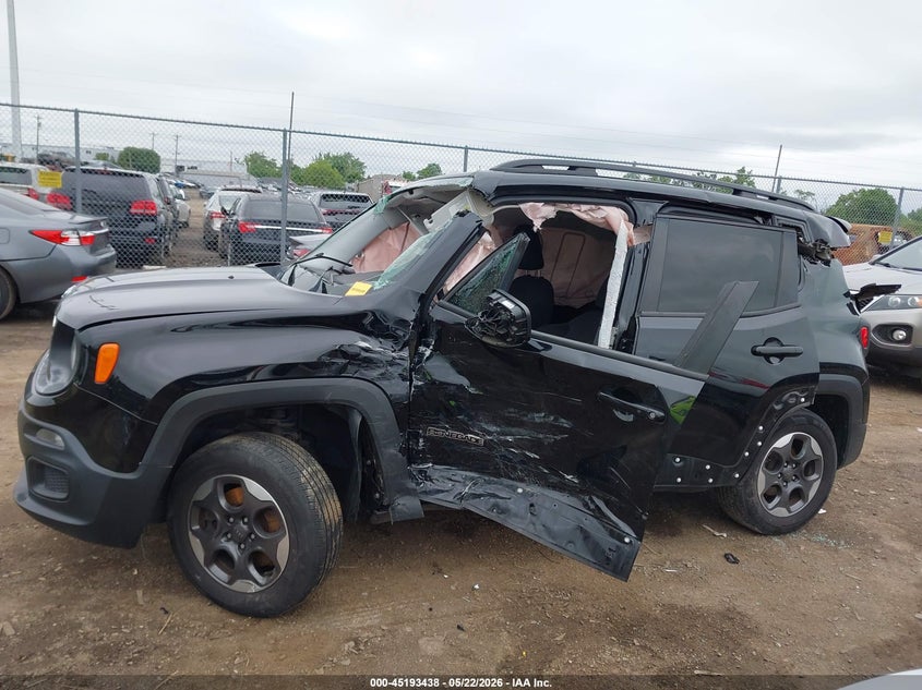 2017 Jeep Renegade VIN ZACCJBAB3HPG56401 IAAI salvage auction — ROLLOVER, Salvage (Ohio), sold $475 on 2026-07-09 (photo 6)