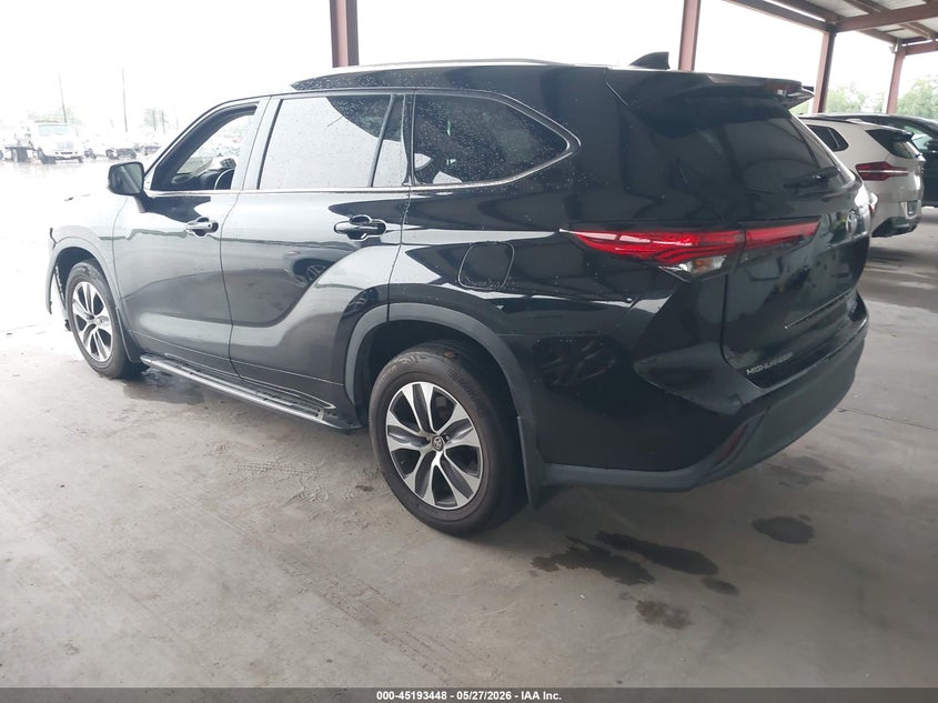 2020 Toyota Highlander VIN 5TDGZRBH3LS521713 IAAI salvage auction — FRONT END, Salvage Title, sold $16,075 on 2026-07-17 (photo 3)