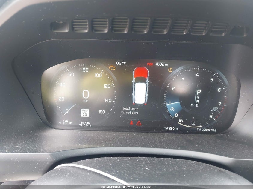 2016 Volvo Xc90 VIN YV4A22PK5G1017976 IAAI salvage auction — HAIL, Original (Texas), sold $6,650 on 2026-08-19 (photo 7)