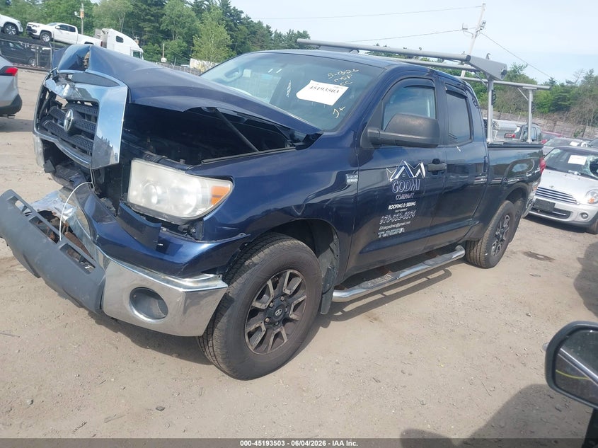 2009 Toyota Tundra VIN 5TFBT54149X015248 IAAI salvage auction — FRONT END, Salvage (Massachusetts), sold $2,500 on 2026-07-10 (photo 2)