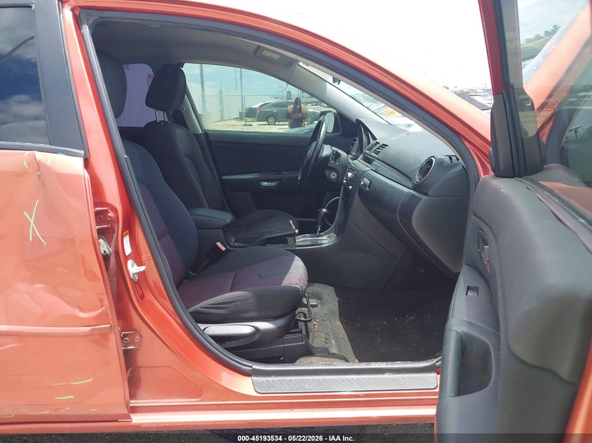 2004 Mazda 3 VIN JM1BK323041162948 IAAI salvage auction — RIGHT SIDE, Original (Texas), sold $200 on 2026-07-23 (photo 5)