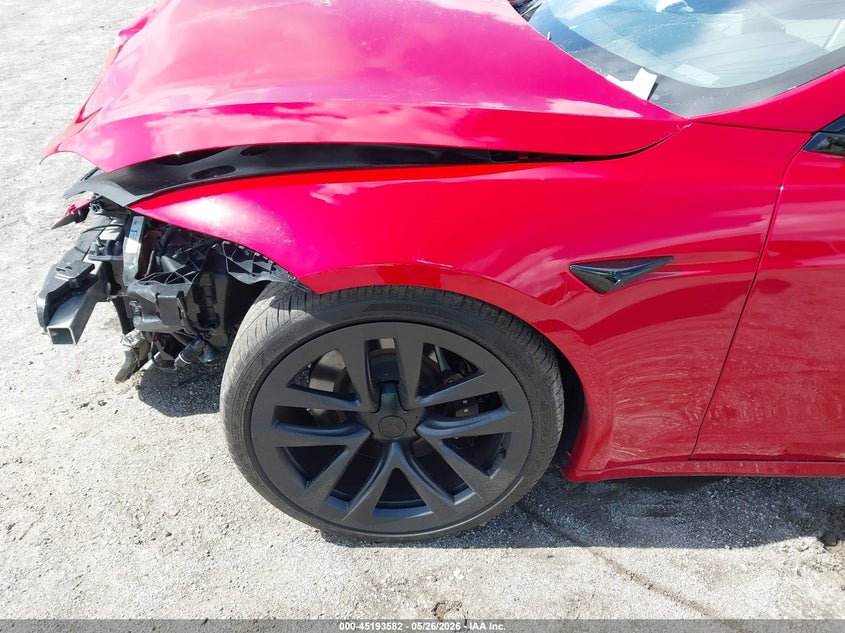 2023 Tesla Model s VIN 5YJSA1E59PF501612 IAAI salvage auction — FRONT & REAR, Rebuildable (Florida), sold $13,800 on 2026-07-30 (photo 6)