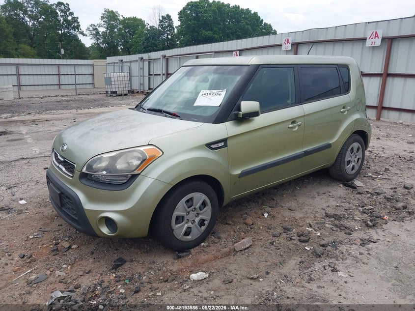 2013 Kia Soul VIN KNDJT2A5XD7624516 IAAI salvage auction — REAR END, Salvage (Georgia), sold $425 on 2026-07-15 (photo 2)