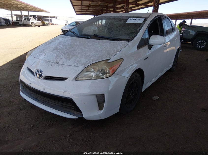 2015 Toyota Prius VIN JTDKN3DUXF1892639 IAAI salvage auction — NORMAL WEAR, Clear-Dealer Only (Arizona), sold $2,850 on 2026-07-09 (photo 2)