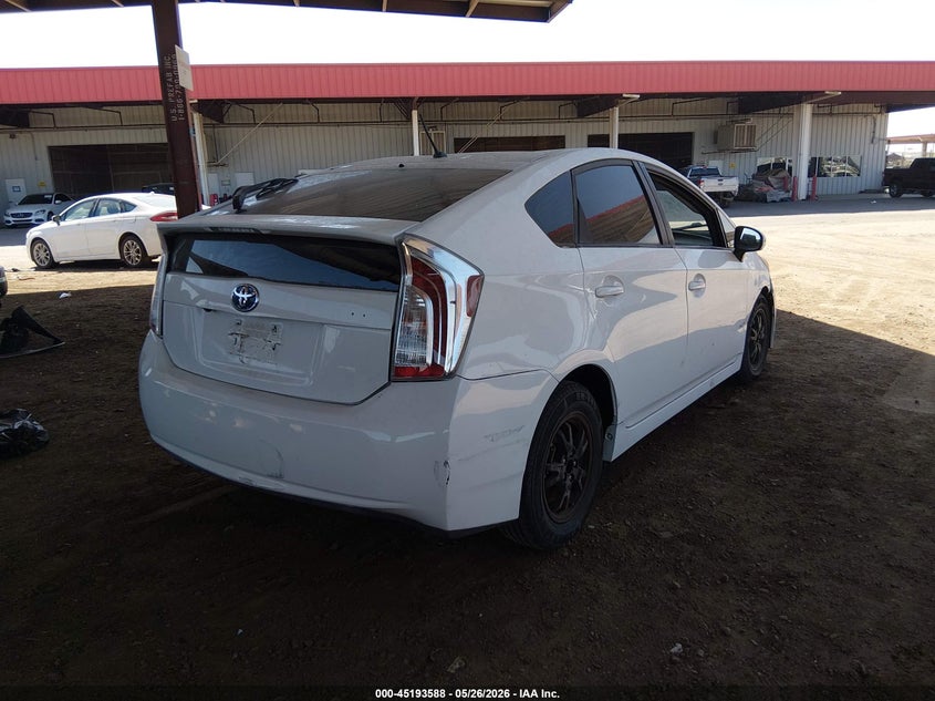 2015 Toyota Prius VIN JTDKN3DUXF1892639 IAAI salvage auction — NORMAL WEAR, Clear-Dealer Only (Arizona), sold $2,850 on 2026-07-09 (photo 4)