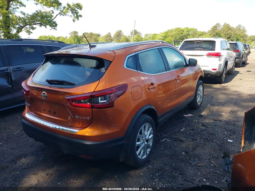 2021 Nissan Rogue VIN JN1BJ1BW6MW444955 IAAI salvage auction — FRONT END, Mv-907A (New York), sold $3,900 on 2026-07-21 (photo 4)