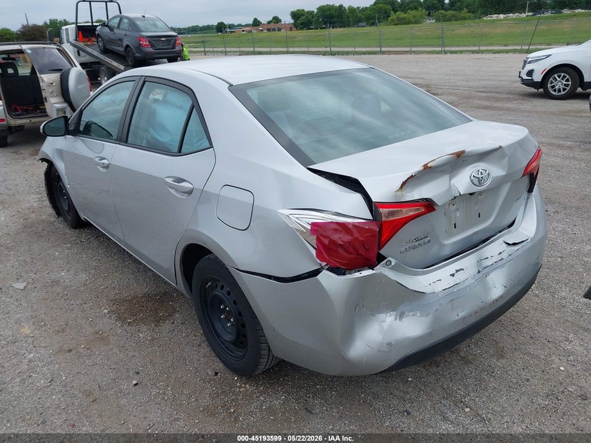 2018 Toyota Corolla VIN 5YFBURHE7JP800853 IAAI salvage auction — FRONT & REAR, Salvage (Illinois), sold $1,400 on 2026-07-15 (photo 3)